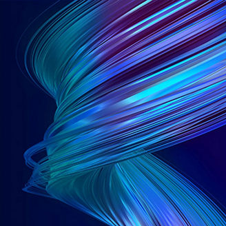 Imagen abstracta de un espiral sobre fondo obscuro